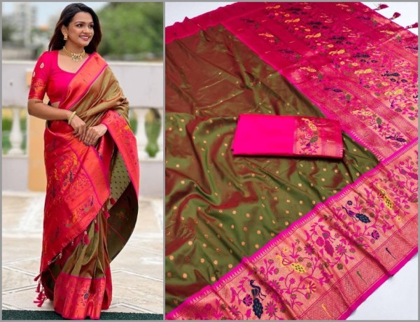 Beautiful Paithani Silk Saree